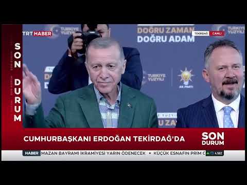 Cumhurbaşkanı Recep Tayyip Erdoğan Tekirdağ Mitingi