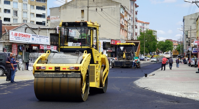 Tekirdağ Caddesi'ndeki Yol ve Asfalt Çalışmaları Tamamlandı