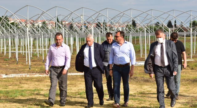 Sera Projesini Vali Yıldırım ve Kaymakam Kaya İnceledi