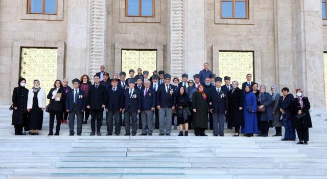 Çerkezköylü Gaziler TBMM'de