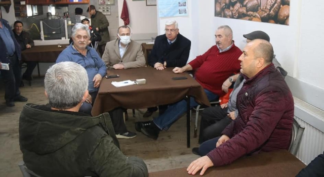 Başkan Rasim Yüksel Esnaf Ziyaretinde Bulundu