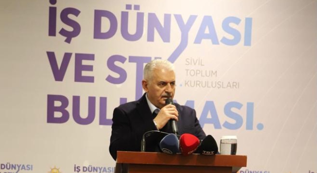 Binali Yıldırım Çorlu'da İş Dünyası ve STK Temsilcileriyle Buluştu