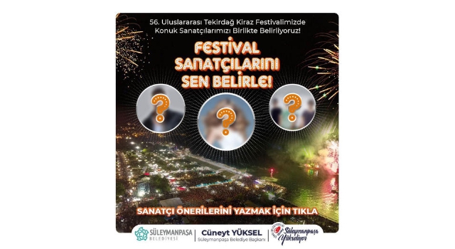 Ankete Katıl Kiraz Festivali Sanatçılarını Sen Belirle