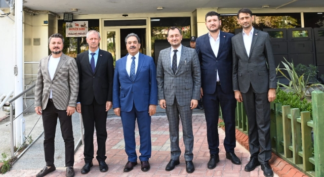 Başkan Cüneyt Yüksel’den Kaymakam Mustafa Güler’e ziyaret