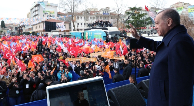 Cumhurbaşkanı Recep Tayyip Erdoğan Tekirdağ'da