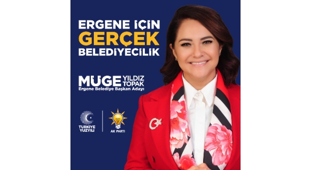 Müge Yıldız Topak Cumhur İttifakı Ergene Belediye Başkan Adayı