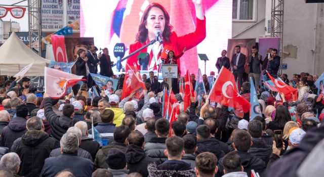 Ergene Belediye Başkan Adayı Müge Yıldız Topak'tan Muhteşem Mitinge Teşekkür