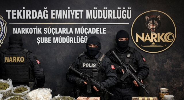 Tekirdağ’da Narkotik Operasyonu: 16 Şüpheli Tutuklandı