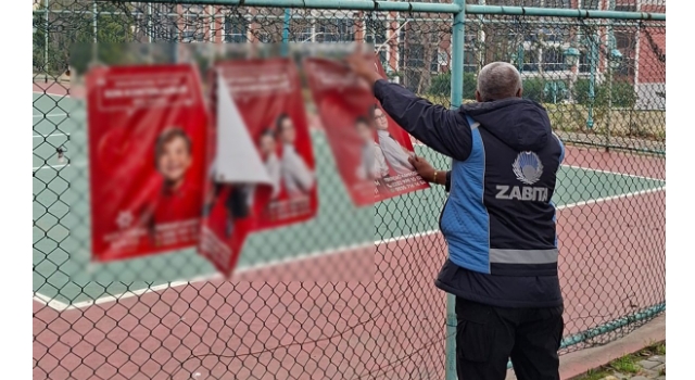 Zabıta Ekiplerinden Görüntü Kirliliğine Geçit Yok