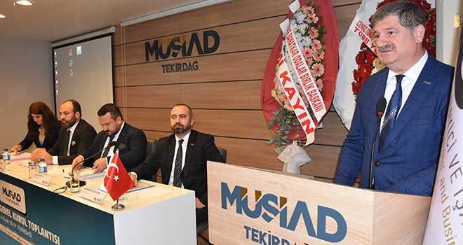 MÜSİAD Tekirdağ Şubesi’nin Yeni Yönetimi Belli Oldu