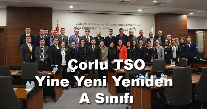 Çorlu TSO Yeniden A Sınıfı