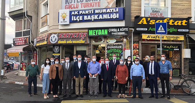 AK Parti Muratlı İlçe Yönetimi Belirlendi