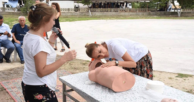 Kozyörük Mahallesinde Kadınlara İlk Yardım Eğitimi Verildi