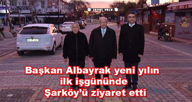 Başkan Kadir Albayrak Şarköy’de vatandaşlarla buluştu