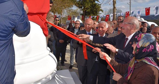 Evciler Mahallesinde Atatürk Anıtı Açılışı Gerçekleşti