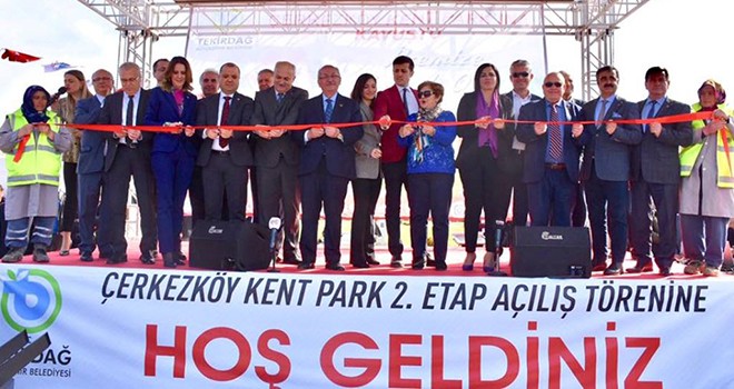 Çerkezköy Kent Park 2. Etabı Açılış Töreni Gerçekleşti