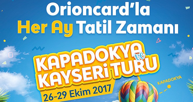 Orion Kapadokya'ya Götürecek