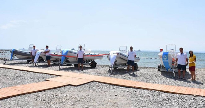 Mavi Bayraklı Plajlarda Modern Cankurtaran Botları Hizmet Verecek