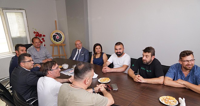 Başkan Albayrak’tan Çorlu Gazeteciler Derneği’ne Ziyaret