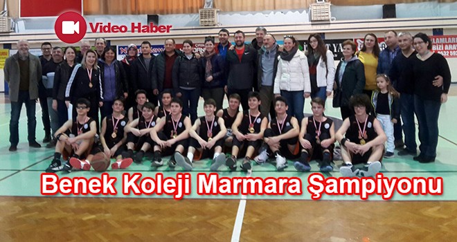 Benek Koleji Marmara Şampiyonu oldu
