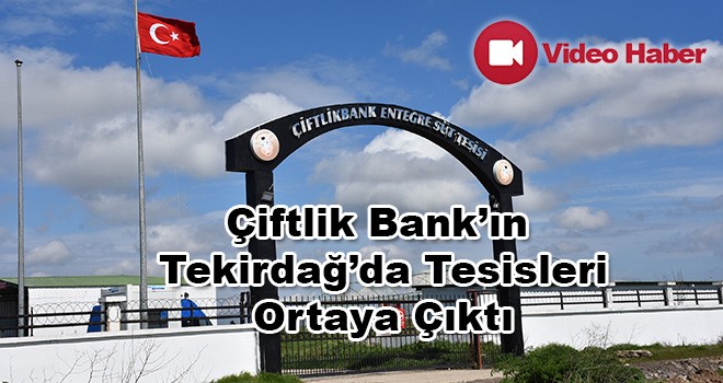 Çiftlik Bank'ın Tesisleri Tekirdağ'da Ortaya Çıktı