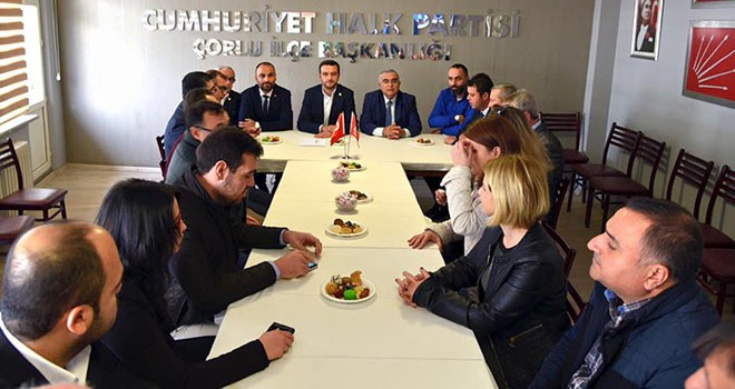 Başkan Baysan ve Kurmaylarından CHP’nin yeni yönetimine ziyaret
