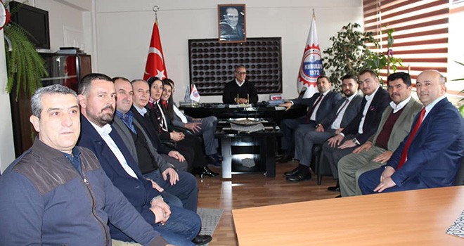 AK Parti Başkan Adayı Serkan Erçili’den Yeni Sanayi Sitesi Kooperatifine Ziyaret