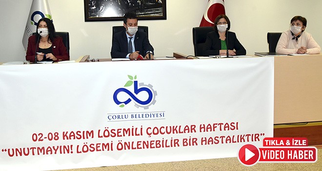 Belediye Meclisi Lösemili Çocuklar Haftası İçin Maske Taktı