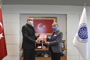 Rektör Şahin’e Bayrampaşa Belediye Başkanı Aydıner’den Ziyaret