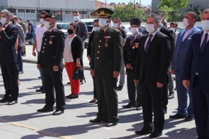 Ergene’de 19 Mayıs Atatürk’ü Anma Gençlik ve Spor Bayramı Çelenk Sunma Töreni