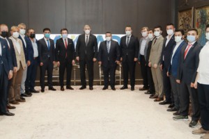 Tekirdağ Şubesi MÜSİAD Genel Başkanı Abdurrahman Kaan'ı Ziyaret Etti