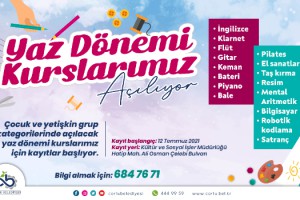 Yaz Dönemi Kursları Başlıyor