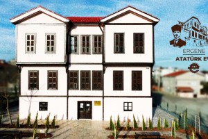 Ergene Atatürk Evi 10 Ocak Pazartesi günü Açılıyor