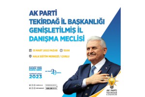 Binali Yıldırım Çorlu’ya Geliyor