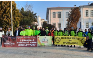 Çanakkale Tekirdağ’dan Başlar Bisiklet Turu