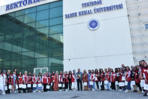 Damla Projesi Gönüllüleri NKÜ’yü Ziyaret Etti