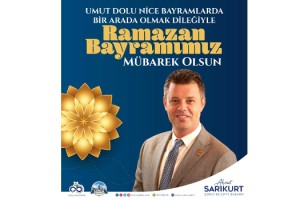 Çorlu Belediye Başkanı Ahmet Sarıkurt: Ramazan Bayramımız Mübarek Olsun