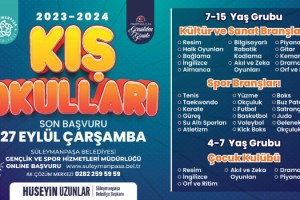 Süleymanpaşa Belediyesi Kış Okulu Kayıtları Başladı