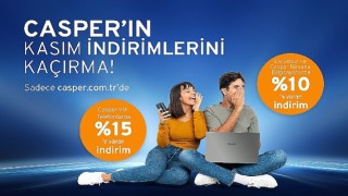 Casper ’dan kasım ayına özel indirim fırtınası