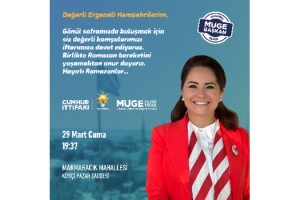 AK Parti Ergene Belediye Başkan Adayı Müge Yıldız Topak'dan İftar Daveti