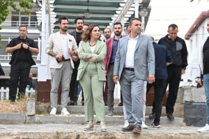 Başkan Volkan Nallar Büyükşehir Başkanı Candan Yüceer’i Ağırladı