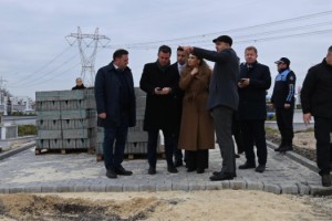 Başkan Candan Yüceer Çorlu’da Yapımı Devam Eden Yatırımları İnceledi