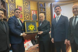 Trakya Şanlıurfalılar Derneği’nden MHP Genel Başkanı Devlet Bahçeli’ye Ziyaret