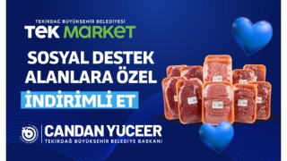 Tek Marketlerde Sosyal Destek Alanlara Özel İndirimli Et