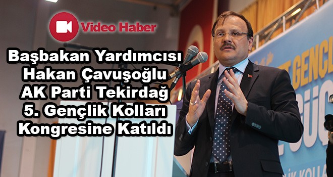 Başbakan Yardımcısı Hakan Çavuşoğlu Tekirdağ’da