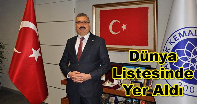 Dünyanın En Etkili Bilim İnsanları Listesinde Bir Tekirdağlı