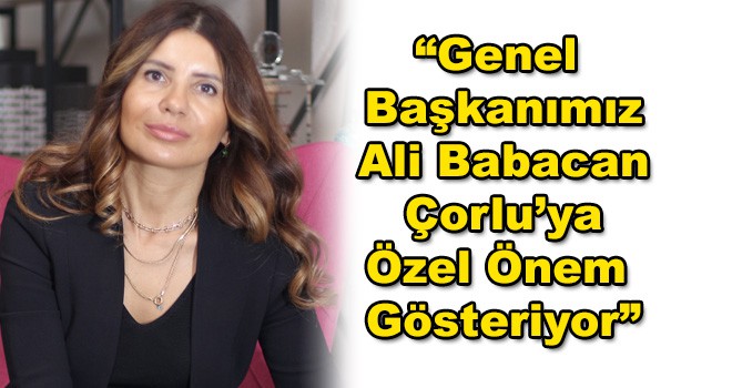 Ali Babacan Çorlu’ya Geliyor