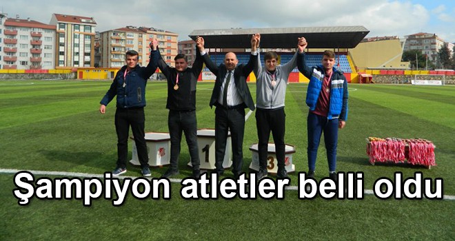 Atletizm il birinciliği müsabakaları Çorlu’da yapıldı