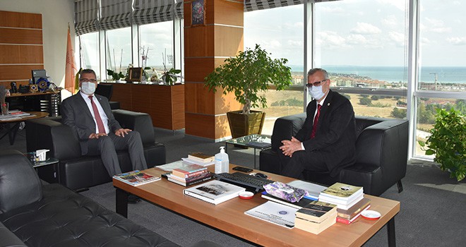 Başkan Helvacıoğlu’ndan NKÜ Rektörü Şahin’e Ziyaret