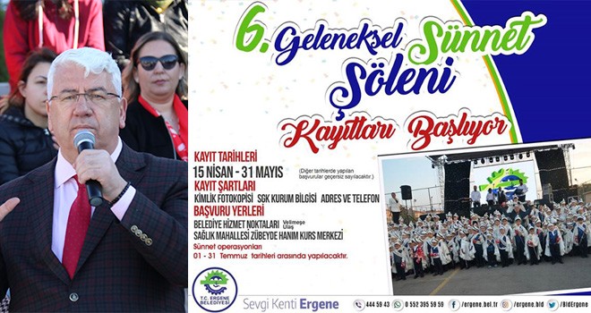 6. Geleneksel Sünnet Şöleni Kayıtları Başlıyor